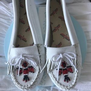 Never worn Minnetonka moccasins